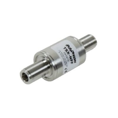 PolyPhaser Bidirectional Coaxial Protector, 698-2700 MHz, 750 W, 0.2 DB Insertion Loss, 0.5 ΜJ Throughput Energy.