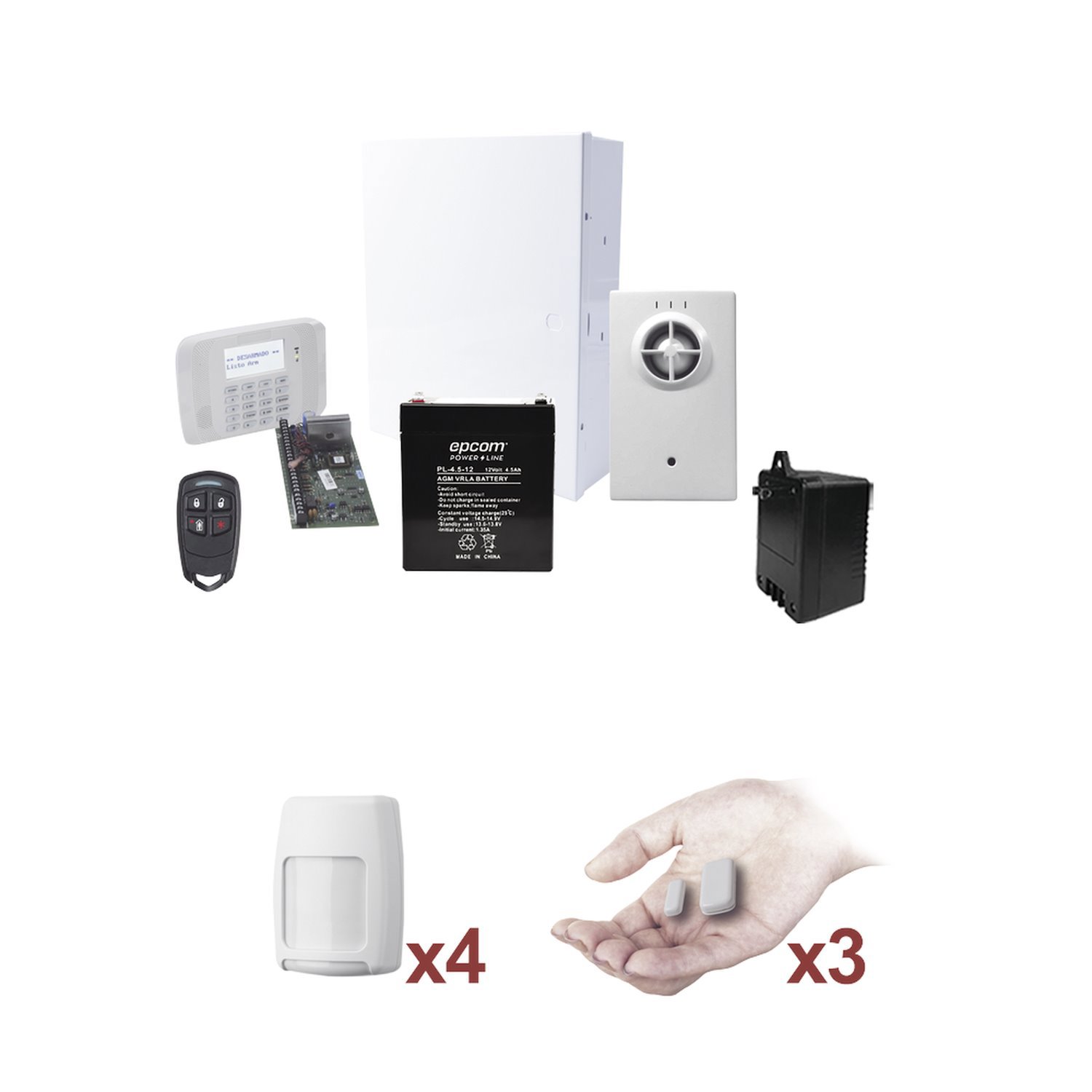 HoneyWell Vista48protege1 Kit (Alarm Panel Kit With Fully Wireless Sensors)