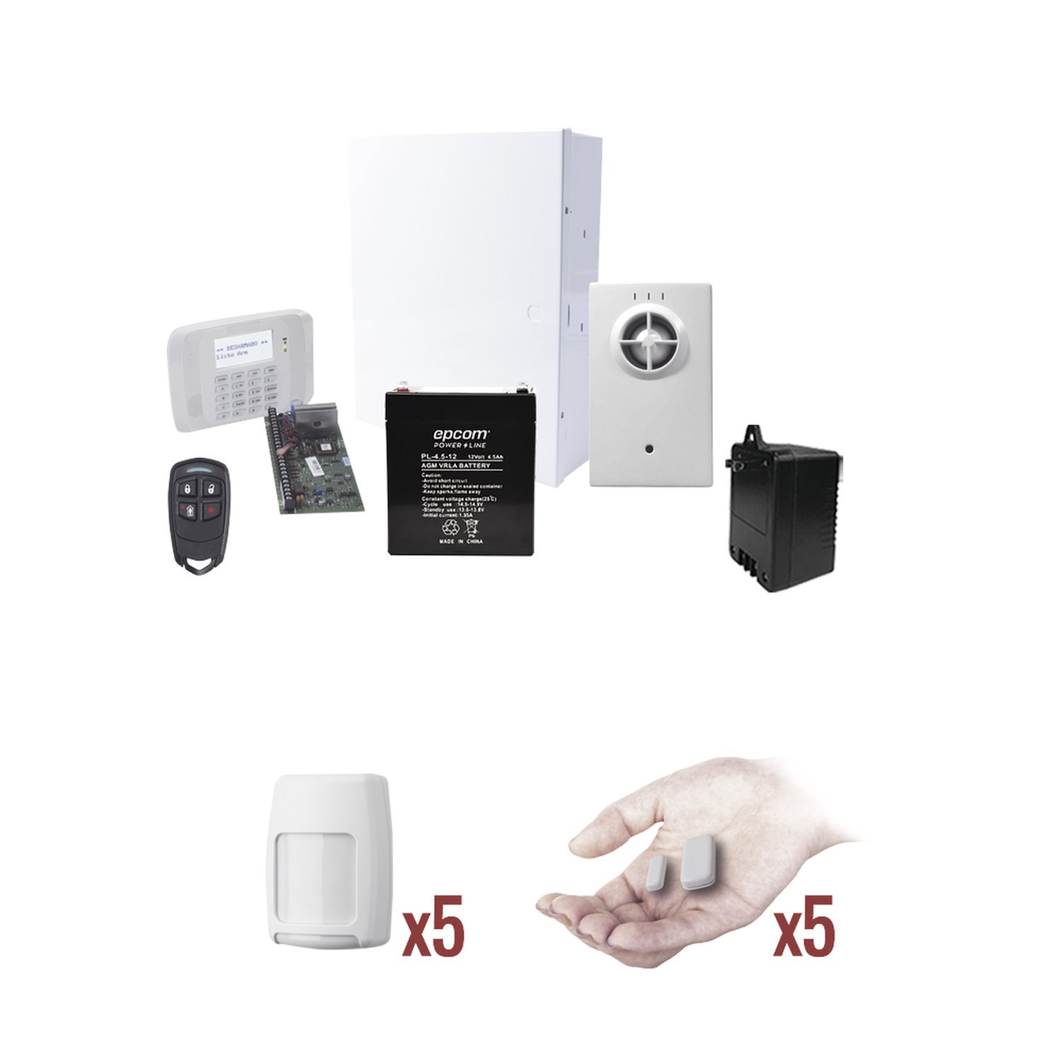 HoneyWell Vista48protege1 Kit (Alarm Panel Kit With Fully Wireless Sensors)