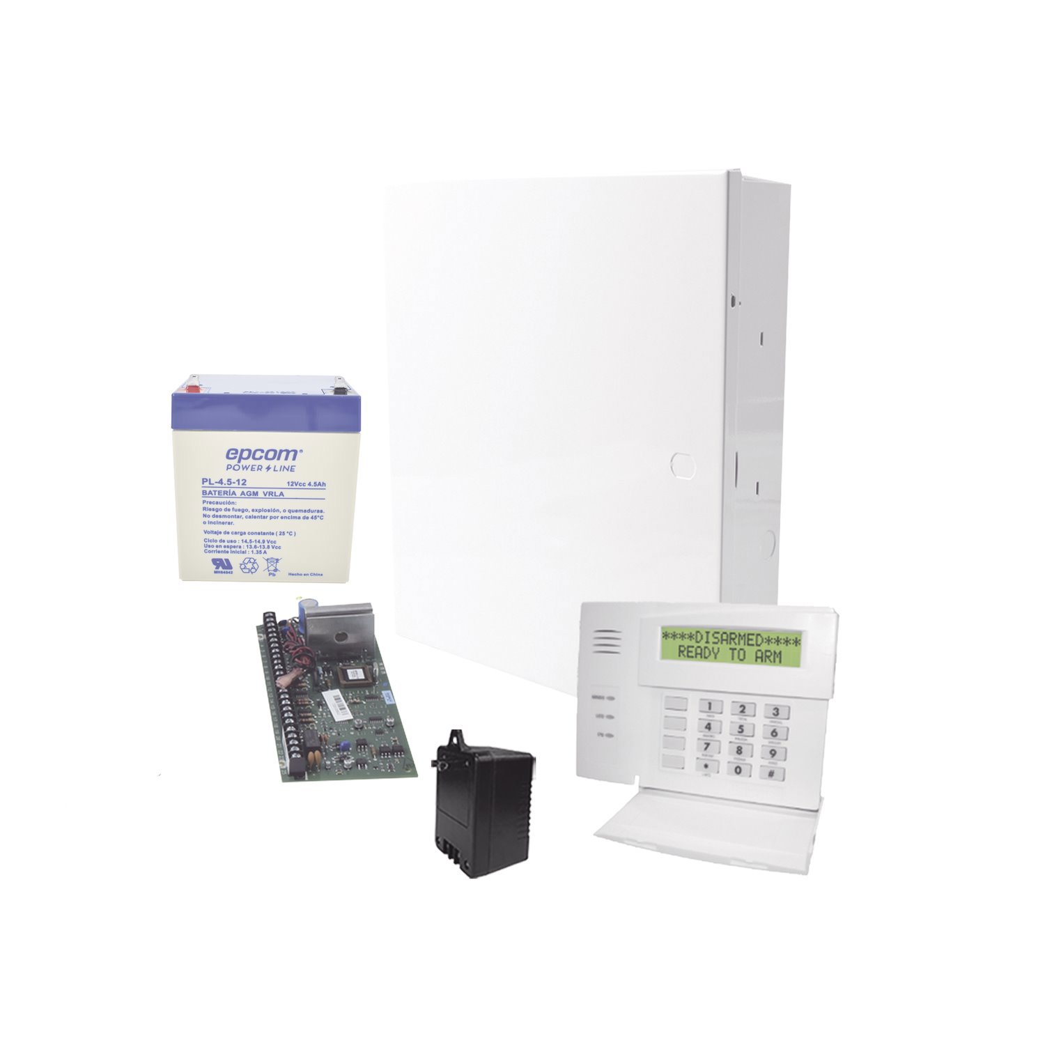 HoneyWell Vista48la Alarm System With 4 Keypad Zones, Includes Transformer And Battery