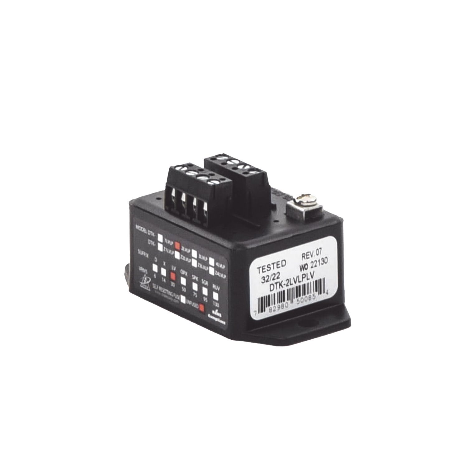 Ditek Data And Signaling Circuit Surge Protector / Nac Loops, SLC, Idc, Piv, Fire Panels, Alarm, Speakers And Telephones