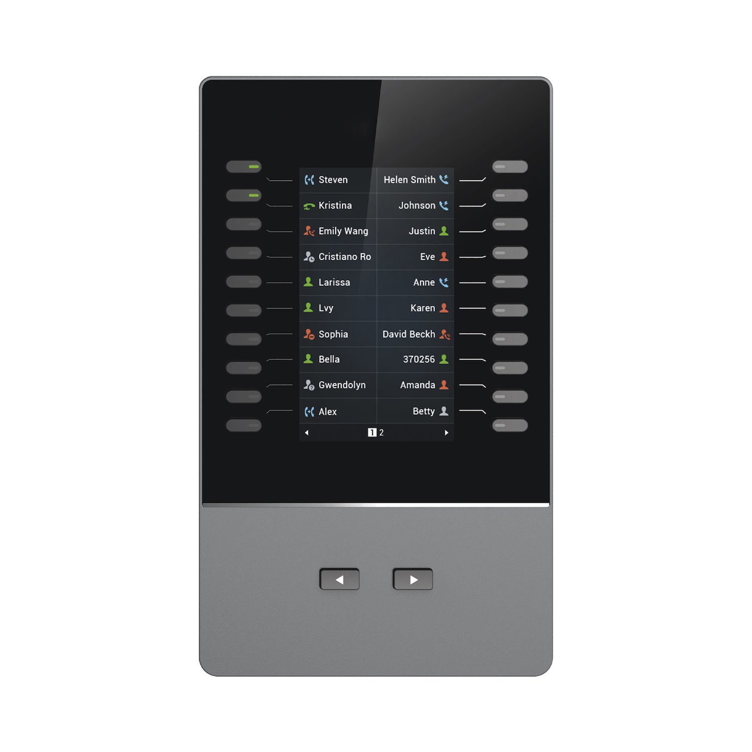 Grandstream Extension Module To Grandstream’S GRP2615, GRP2624, GRP2650, GRP2670 Carrier-Grade Ip Phone And GXV3450 Ip Video Phone.