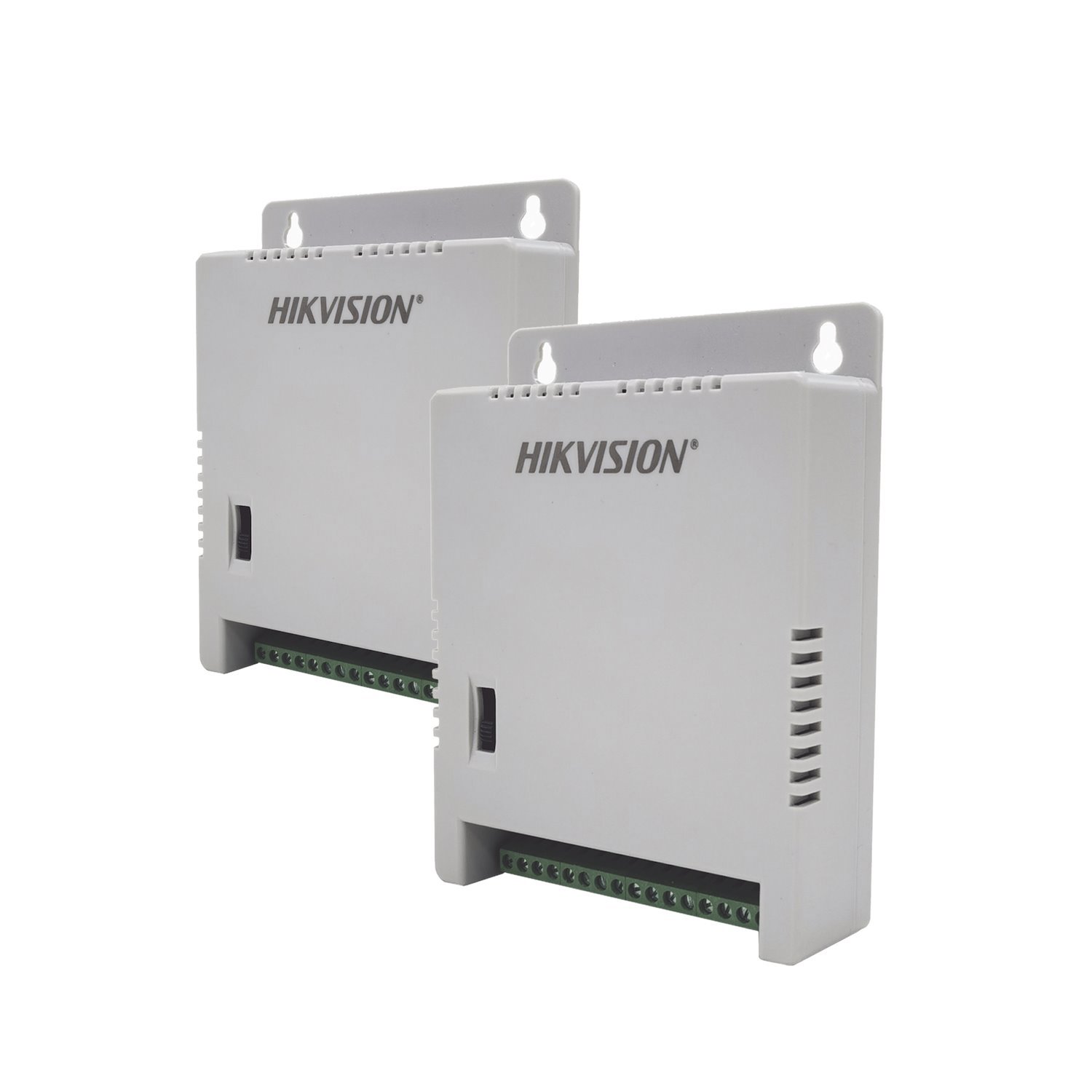 Hikvision Regulated Power Supply 12 VCC / 13.5 VCC / 15 VCC For 8 Cameras / 1 Amp Per Output / Input Voltage 185 - 240 Vac / Supports 4K / Long-Distance Mode