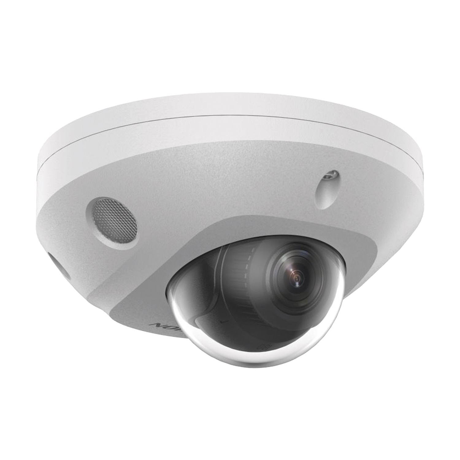 Hikvision Mini Ip Dome 4 Megapixel / 2.8MM Lens / Built-In Microphone / 30M Ir Exir / Outdoor Ip67 / Ik8 / WDR 120 DB / PoE / Video Analytics (False Alarm Filter) / Audio And Alarm Input And Output /