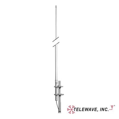 Telewave, Inc Collinear Fiber Glass Base Antenna, 150-157 MHz, 500 Watt, N Female.