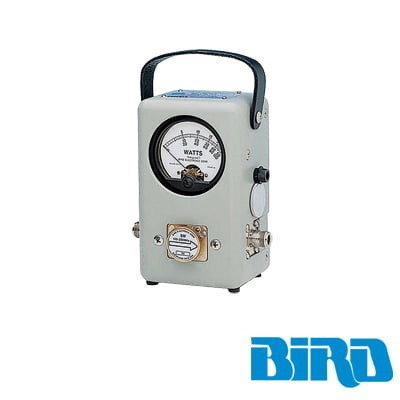 Bird Technologies Bird General Purpose Wattmeter, Series 43, 100 MW-10 KW And Freq. Range From 450 kHz To 1260 MHz, Depending On The Element (Not Included).