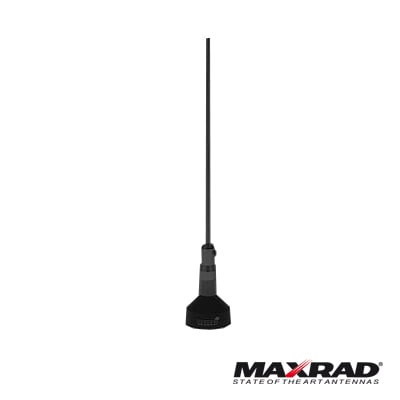 Pctel Vhf/Uhf Mobile Antenna , Field Adjustable, 118-940 MHz. Unit Gain, 100 W, 26 In Maximum Length