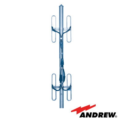 Andrew Omni Exposed Dipole Antenna, 450-470 MHz, 360Âº Horizontal Beamwidth, Fixed Electrical Tilt