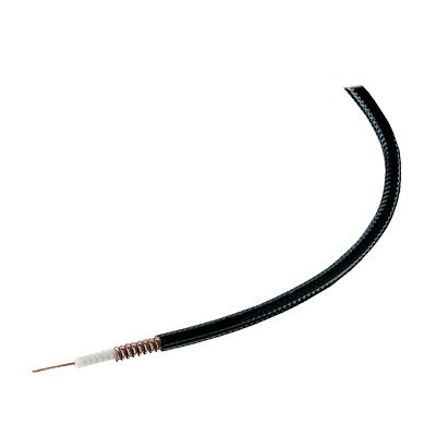 Andrew Heliax Superflexible Low Density Foam Coaxial Cable, Corrugated Copper Shield, Black Pe Jacket.