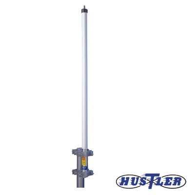 Hustler Uhf Base Antenna, Fiber Glass, Frequency Range 450-470 MHz
