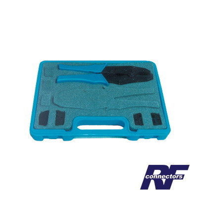 RF Industries,Ltd Crimping Tool Kit In Hard Case, Includes Rfa-4005-20, Rfa-4005-01, And Rfa-4005-02.