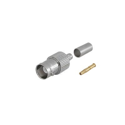 RF Industries,Ltd BNC Female Connector For Crimp On Rg-58/U, Rg-142/U Cables.