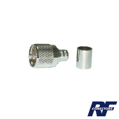 RF Industries,Ltd Uhf Male Connector (PL-259) For 9913, CTN-400, 7810A, 8214, Rg8/U-Sys, Rflash-1113 Cable