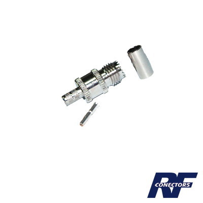 RF Industries,Ltd Mini Uhf Female Connector To Crimp On Rg-58/U, Rg-142/U Cables