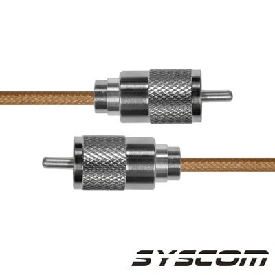 Epcom Industrial 3.6 FT Jumper Rg-142/U Coaxial Cable With Uhf Male (PL-259) Connectors
