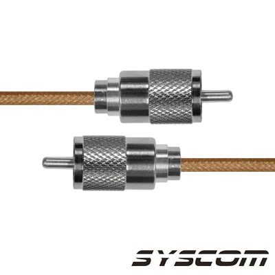 Epcom Industrial 1.96 FT Rg-142/U Coacial Cable, Uhf Male / Uhf Male Connectors (P;-259)