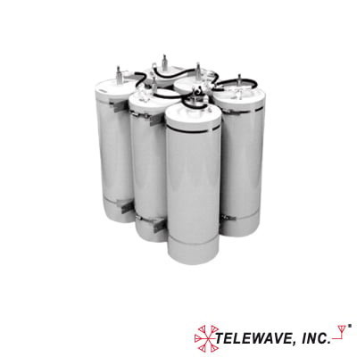 Telewave, Inc VHF Band-Pass / Band-Reject Duplexer, 148-174 MHz, 6 Cavities (8"Dia.) 300 kHz, 2.2 DB, 350 Watt, N Females.