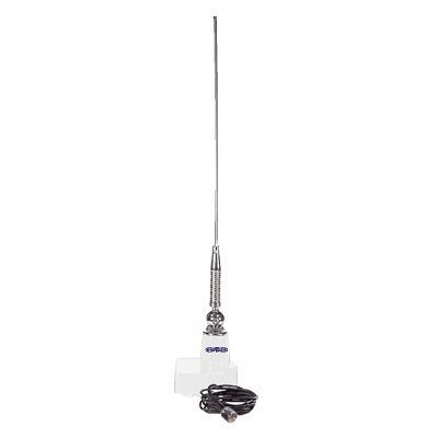Hustler VHF Mobile Adjustable Antenna / 148-174 MHz / 3.4 DB / 200 W / 5M Rg-58U / Connector Uhf Male PL-259 / Maximum Length 132 CM / Trunk Mount