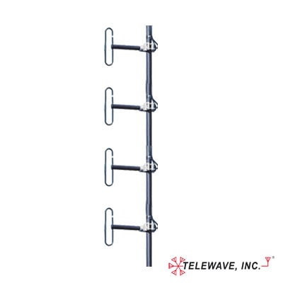 Telewave, Inc Base Station Uhf Antenna, 4 Bays, Frequency Range 406-512 MHz.