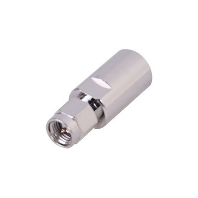 RF Industries,Ltd Straight Adaptor From Fme Male To Sma Male Connector, Nickel/ Gold/ Ptfe.