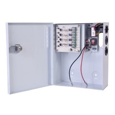 Epcom Powerline Professional Power Supply 12 VDC @ 4 A / Up To 4 Cameras / With Backup Battery Capacity / Requires Battery / Input Voltage: 96-264 Vac
