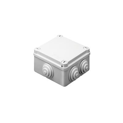 Gewiss PVC Junction Box With 10 Inputs, 1/4" Screw-Cap, 5.9 X 4.3 X 2.7 In (150 X 110 X 70 MM), Protection Grade (Ip55)