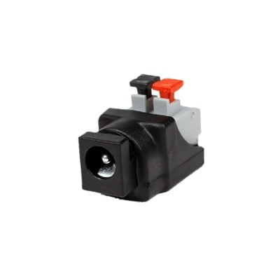 Epcom Powerline Adapter Type Jack Of 0.13" (3.5 MM) Female Polarized With Terminals Push And Drop