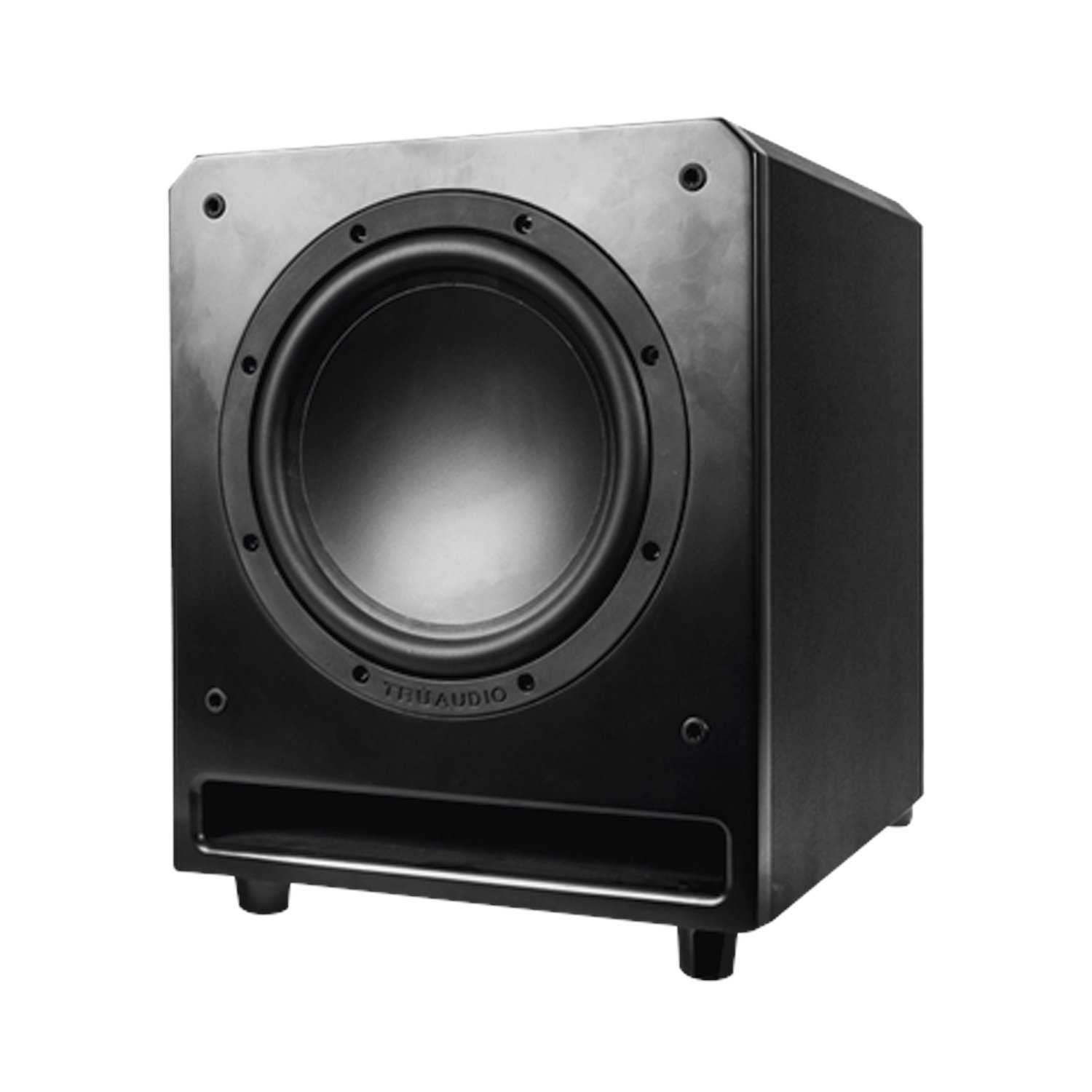 Truaudio Powered Slot Subwoofer With 10In Driver, 150W Internal Amplifier.