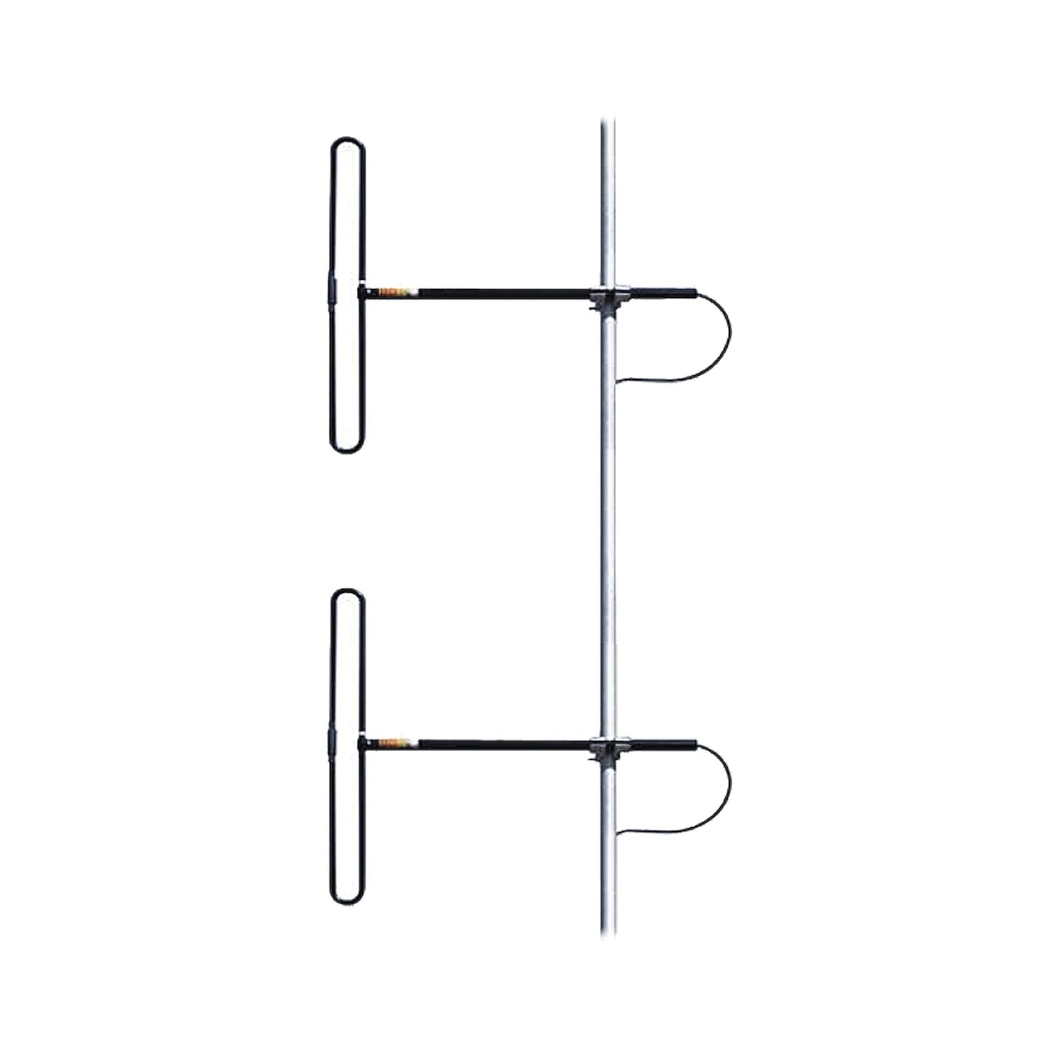 Telewave, Inc Two Dipole Antenna Base For 138-174 MHz, 3 DB Gain, N Male Connector.