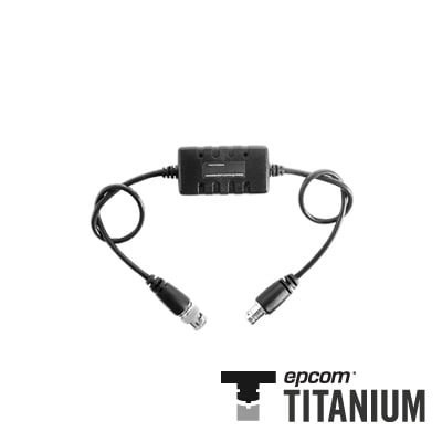 Epcom Titanium BNC Ground Isolator / Effectively Eliminate Video Problems Such As Noise, Crossphone, Distortion And Interference Caused BY Ground Loops. Compatible With Hd-Tvi/Cvi/Ahd/Cvbs Cameras Up