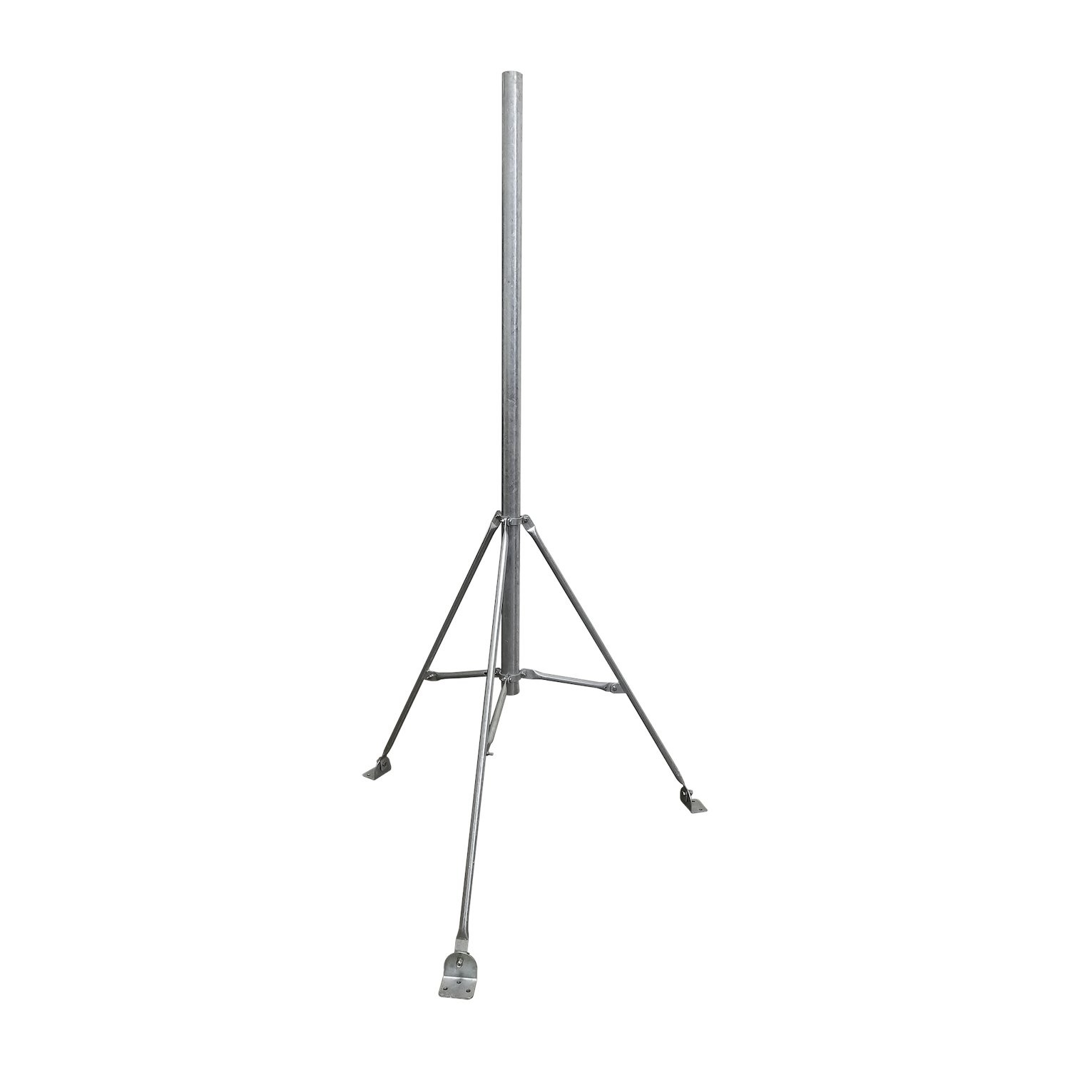 Syscom Towers Mast 2" X 10' With Tripod For Installation, Hot-Dip Galvanized
