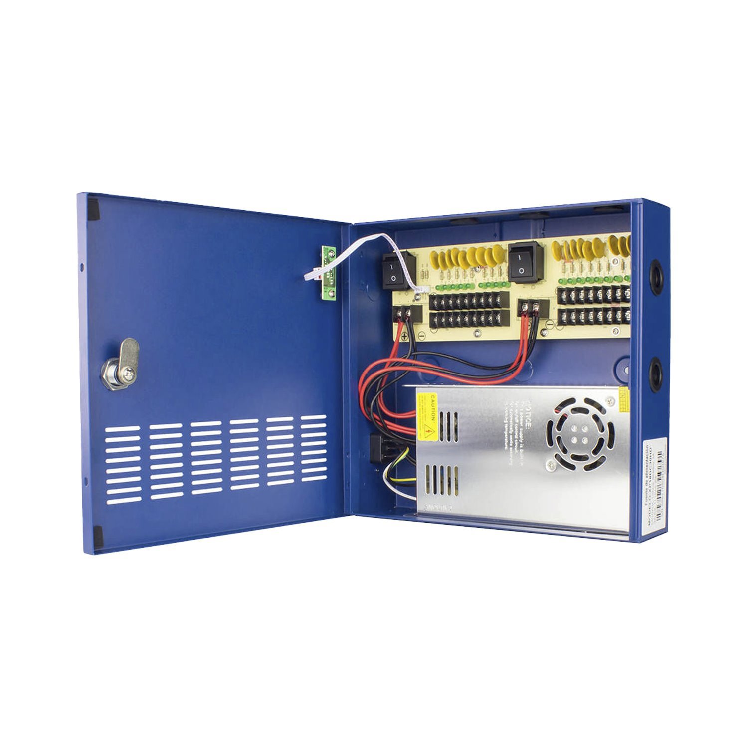 Epcom Powerline Professional Heavy Duty Power Supply @ 30 Amps / 18 Channels / Up To 2.5 Amps BY Channel Output / Overload Protection / Noise Filter Per Channel / Ul Certified