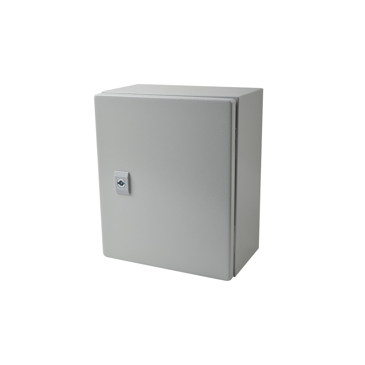 Precision Steel Cabinet Ip66 Outdoor (9.84 X 11.81 X 5.91 In) With Interior Back Cover And Lower Cover With Screws (Includes Lock And Key) And Metal Backplate For Equipment Assembly.