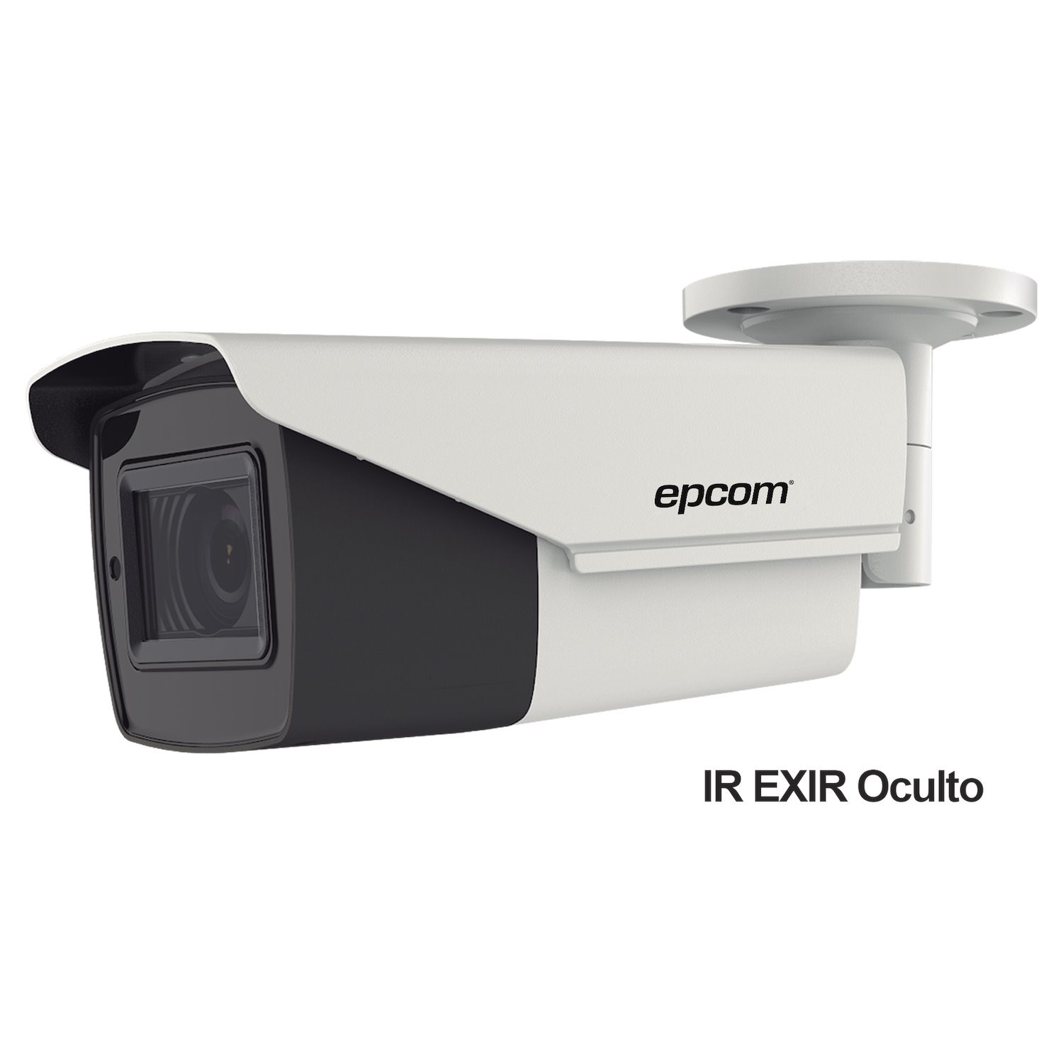 Epcom Professional Bullet 4K Turbohd / Mot. Lens. 2.7 - 13.5 MM / Ir Exir Up To 80 MTS / Ip67 / 12 VDC / 24 Vac / 4 Technologies (Tvi / Ahd / Cvi / CVBS)