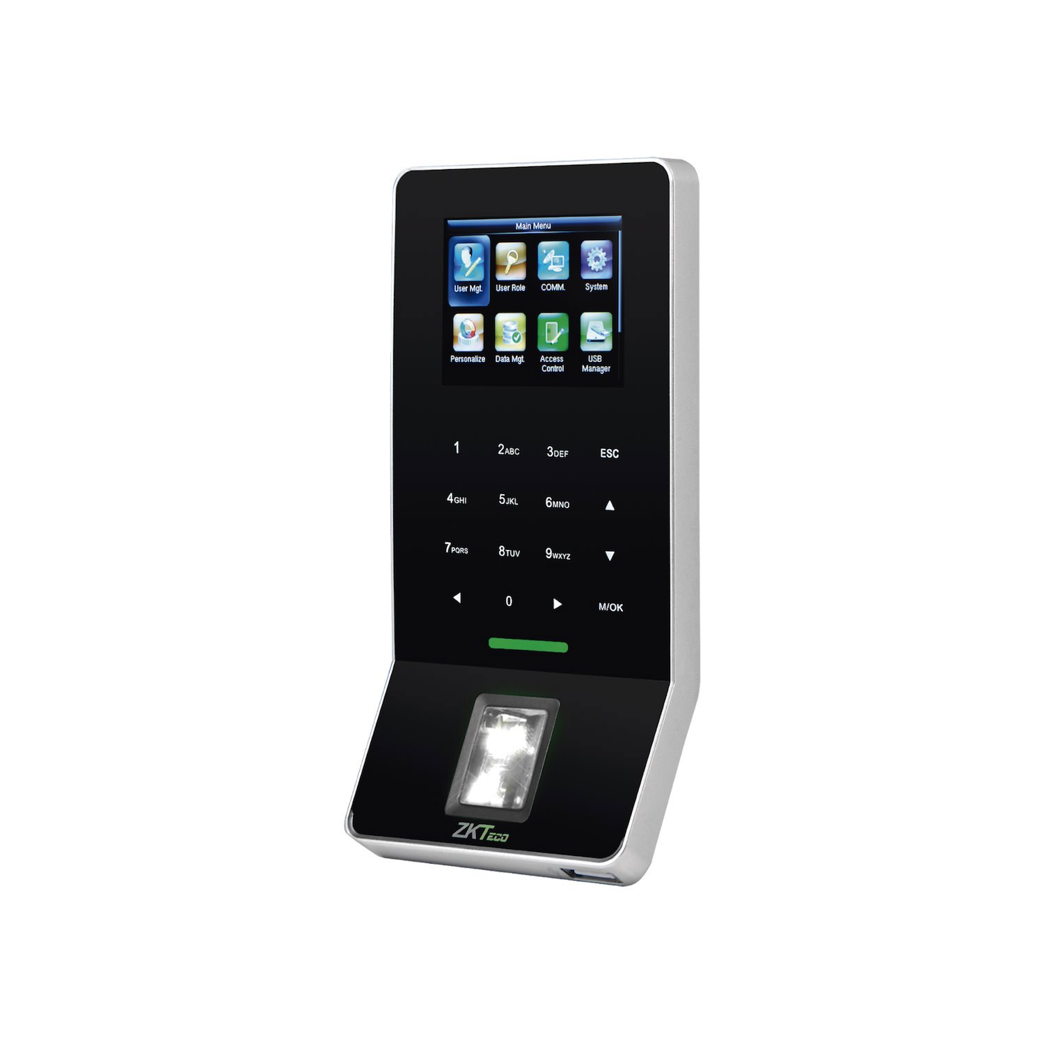 Zkteco Fingerprint Reader / Em Card Reader / 3000 Fingerprints / 5000 Cads / Adms / Wi-Fi