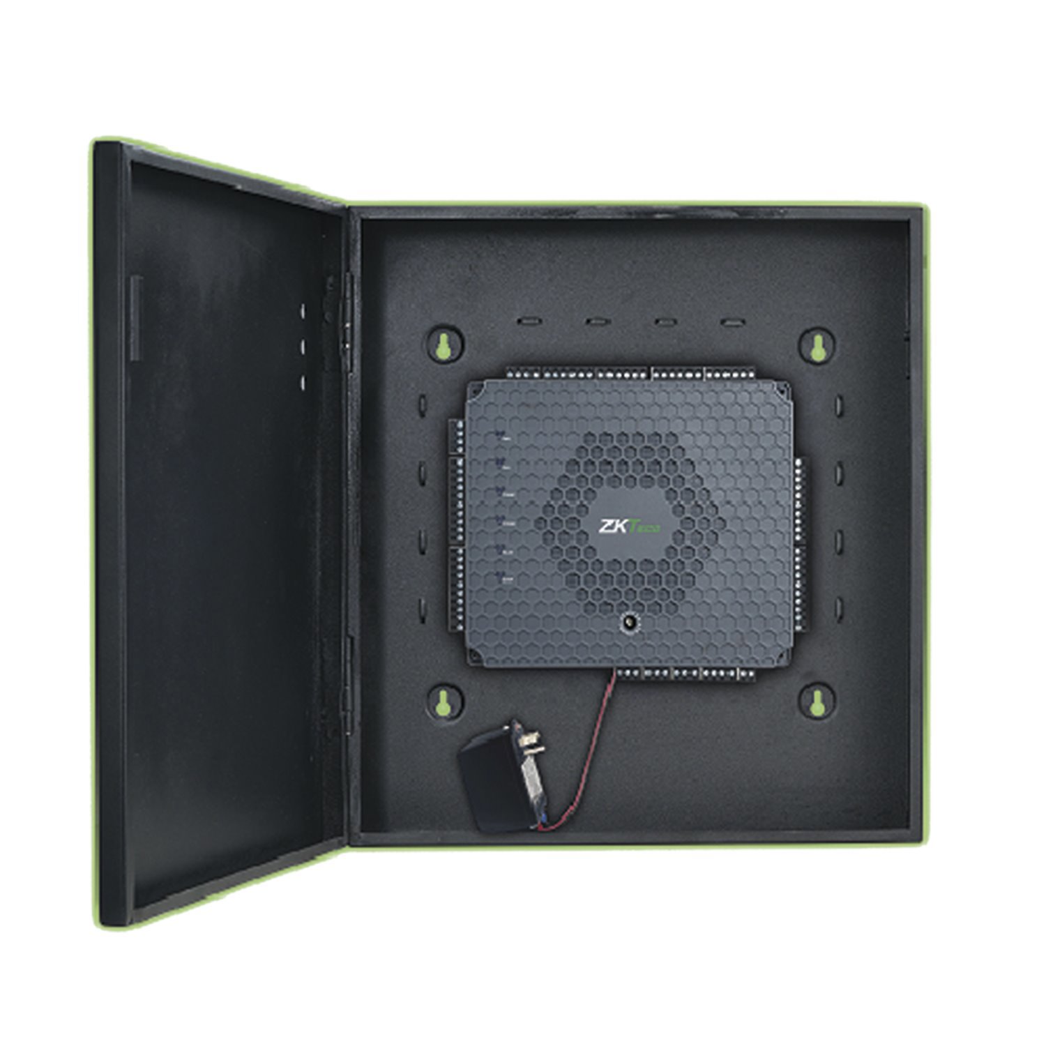 Zkteco 2 Doors Biometric Access Controller With Built In PoE And WiFi Metal Cabinet And Power Supply Included