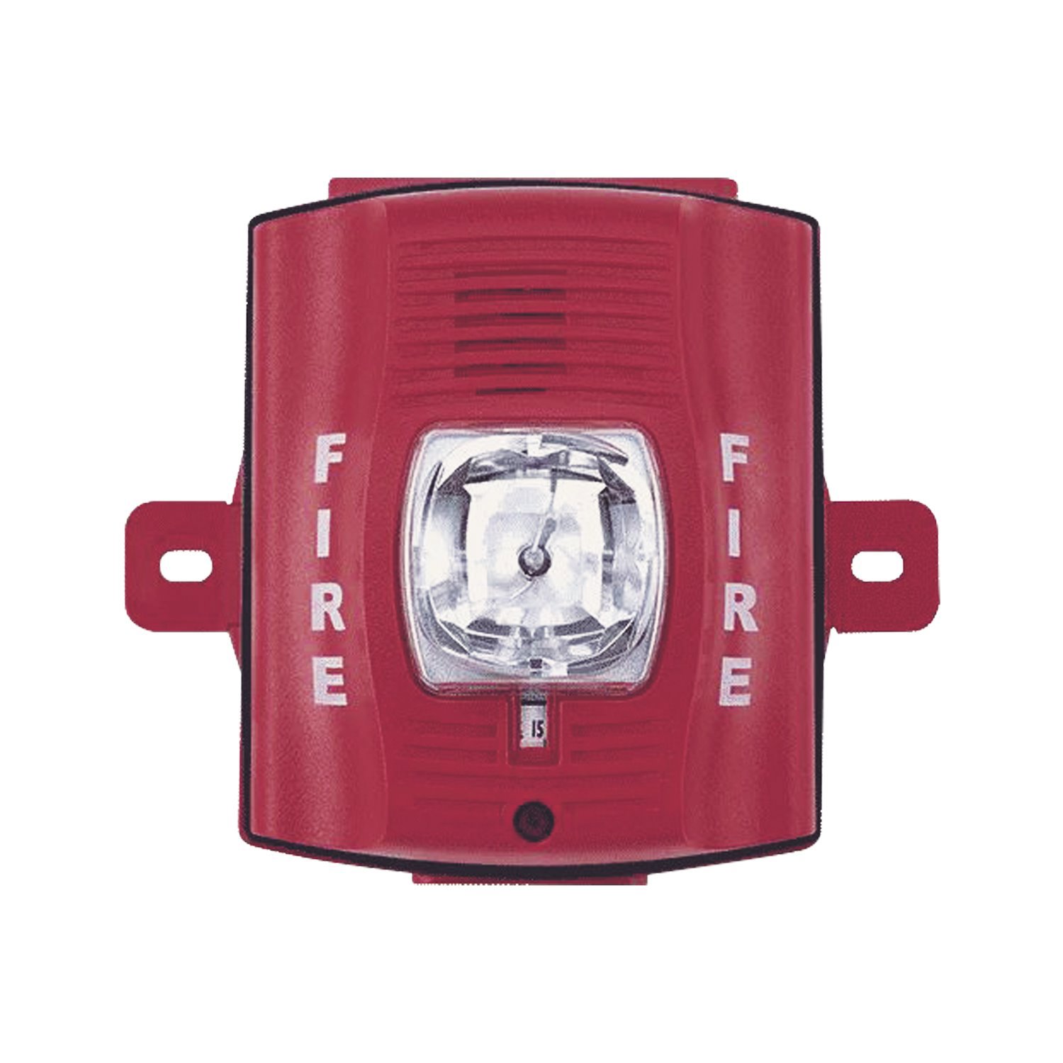 System Sensor Red Two Wire Outdoor Horn Strobe Wall Mount