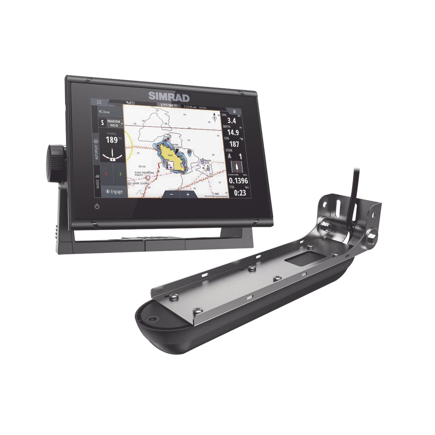 Simrad Go7 Display With Transducer Active Imaging 3 In 1