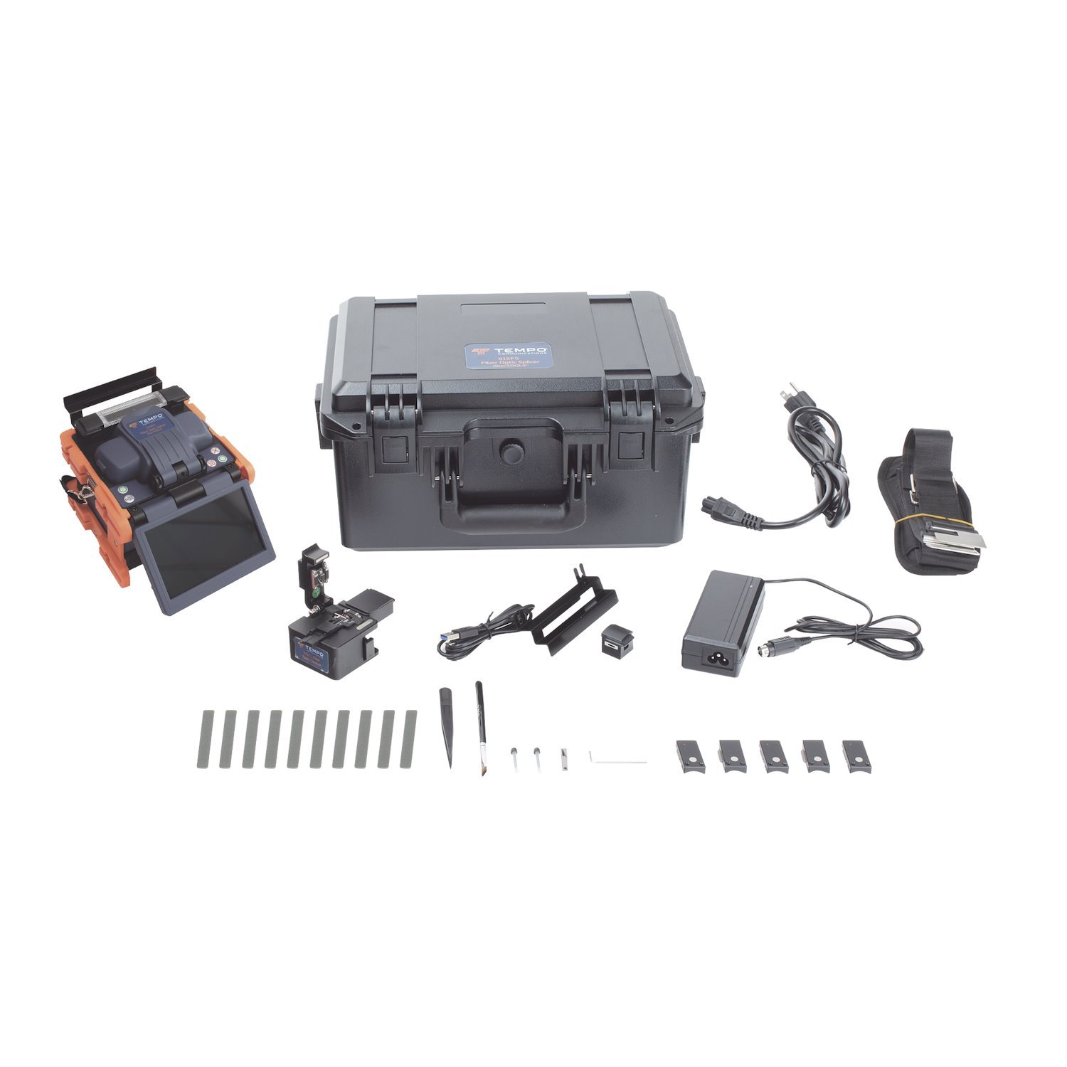 Tempo Active Cladding Alignment Fusion Splicer With Fiber Cleaver
