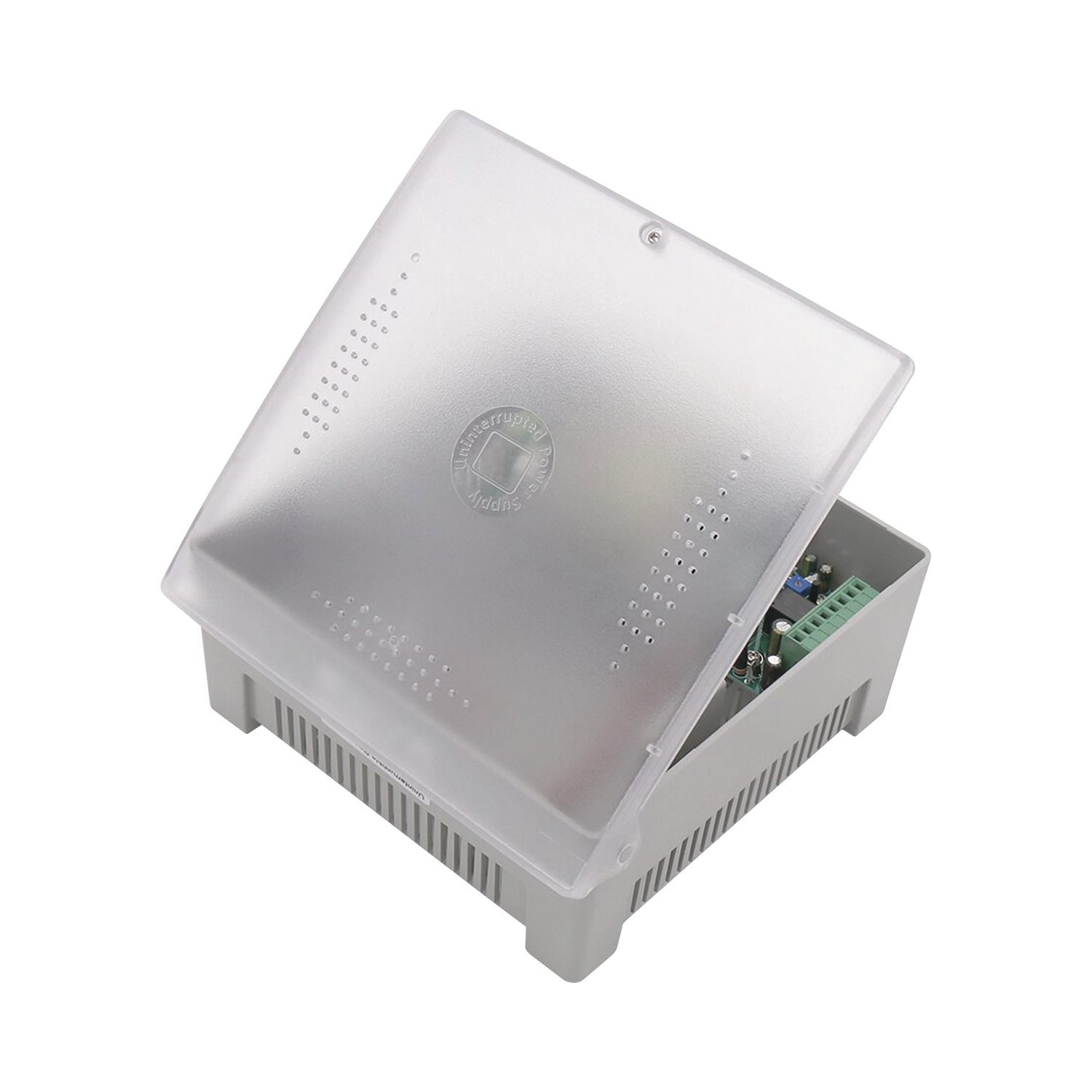 Epcom Powerline Power Supply Of 11-15 VDC @ 5 Amper / 4 Outputs / Plastic Cabinet / With Backup Battery Capacity / Requires Battery