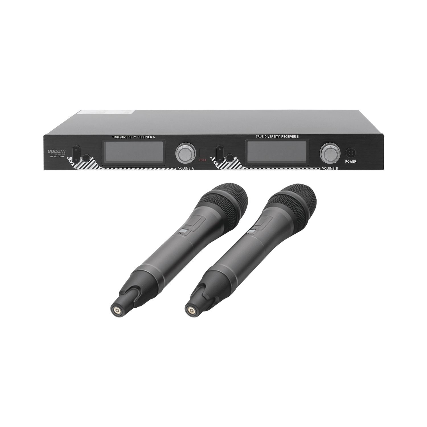 Epcom Proaudio Uhf Segment / LCD Liquid Crystal Display / FM True Diversity Wireless Mic