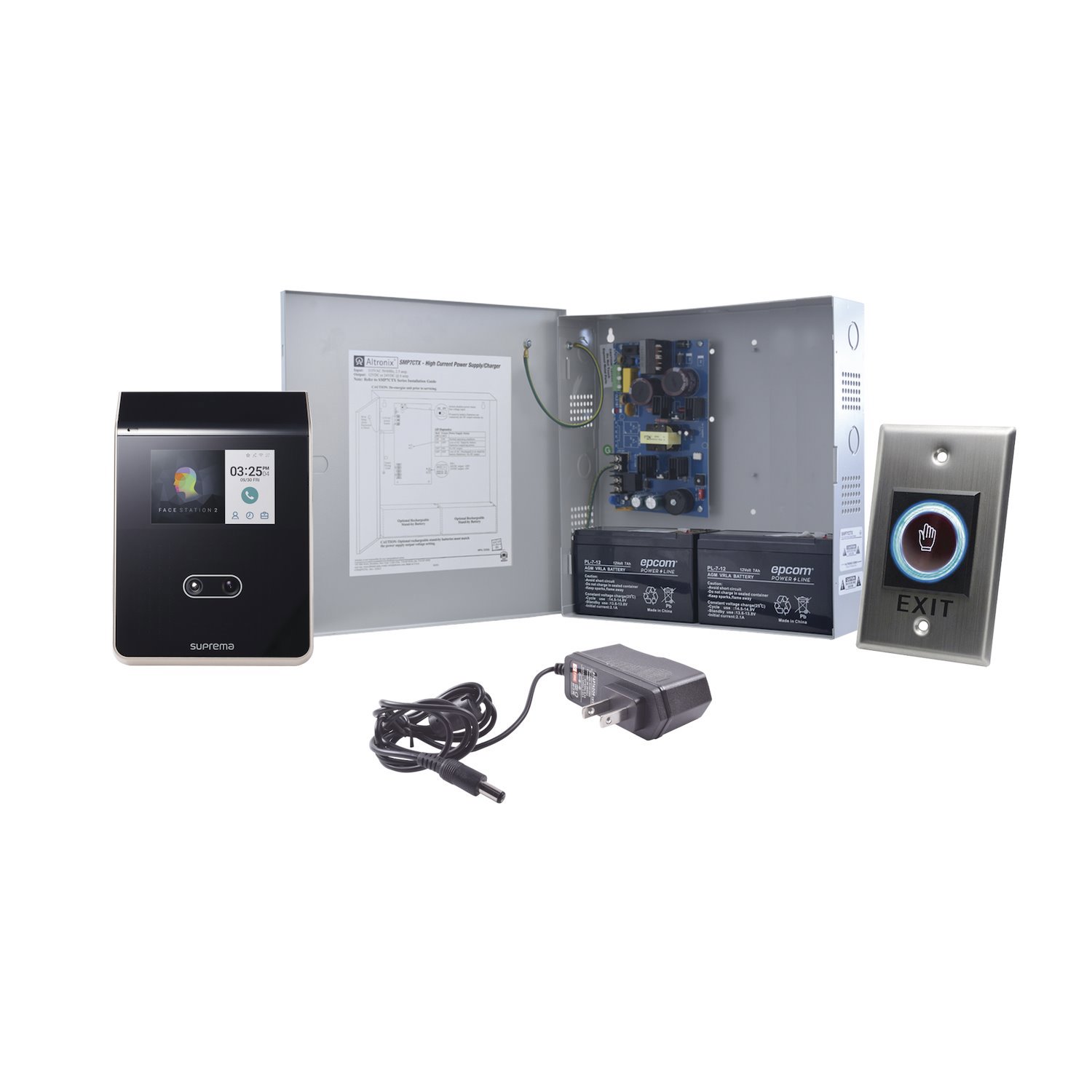 Syscom Complete Access Control Contactless With Facial Biometric Reader