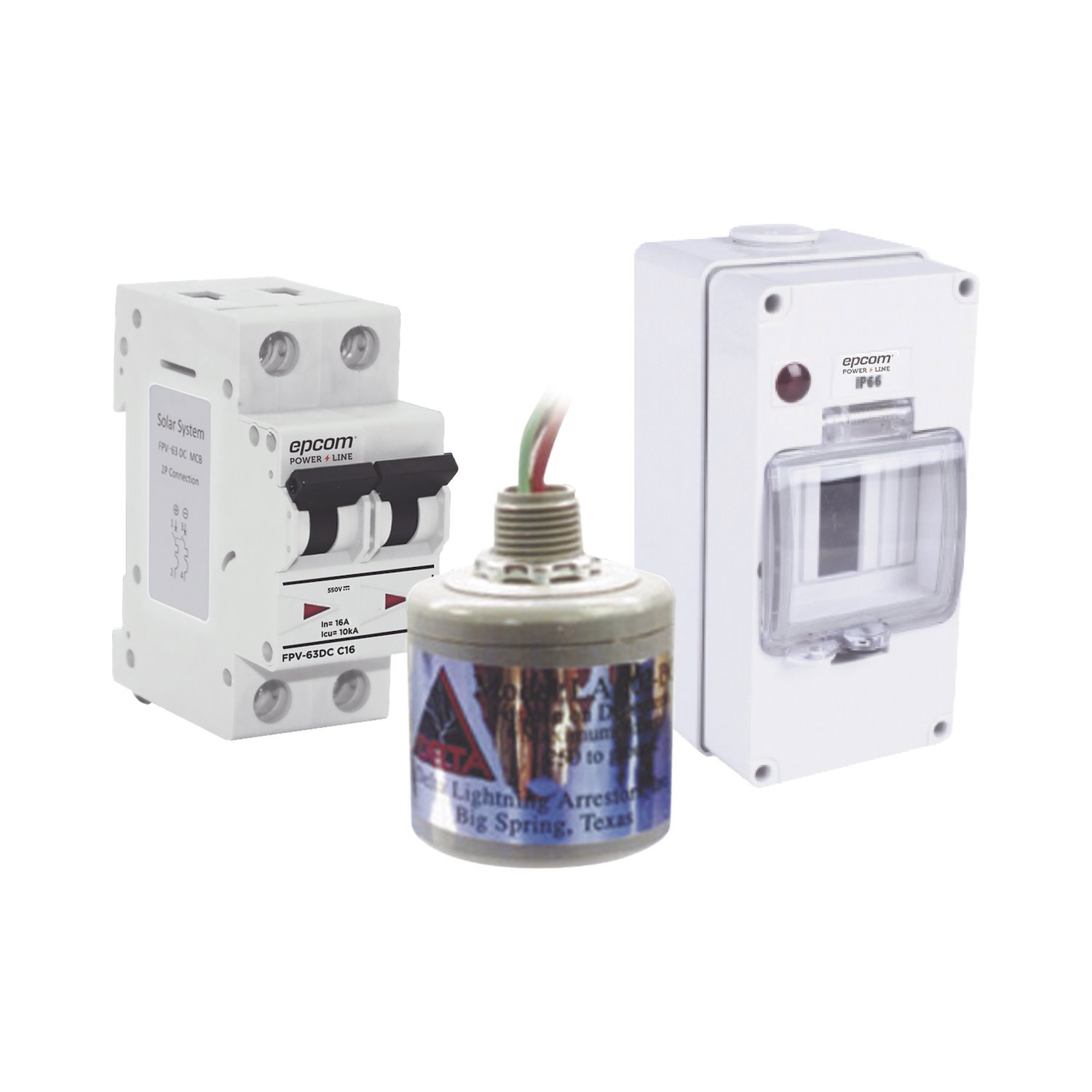 Epcom Powerline Ground Kit With Atmospheric Discharge Suppressor On DC