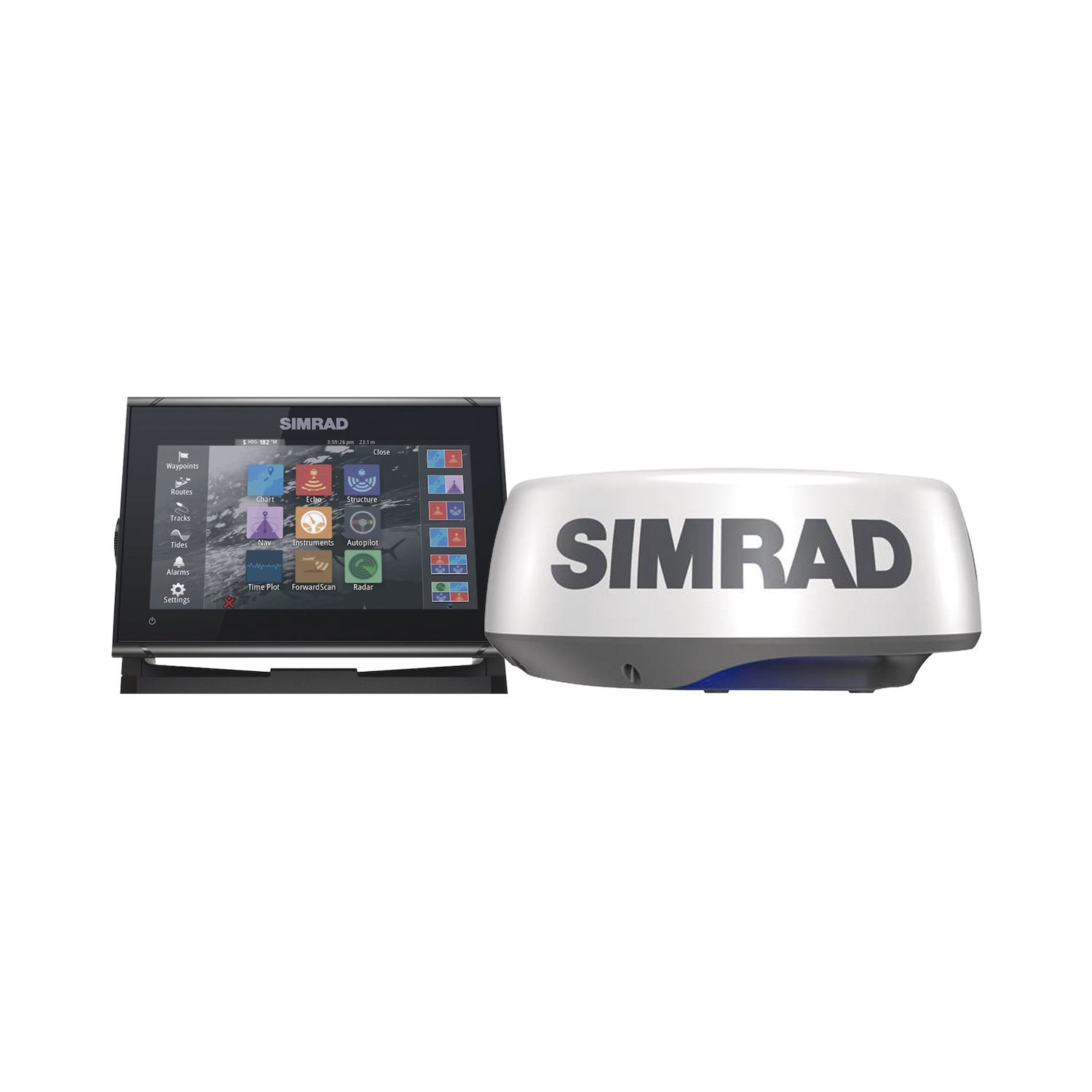 Simrad Kit Radar Halo20+ Of 36 NM And Multifunction Display Go9.