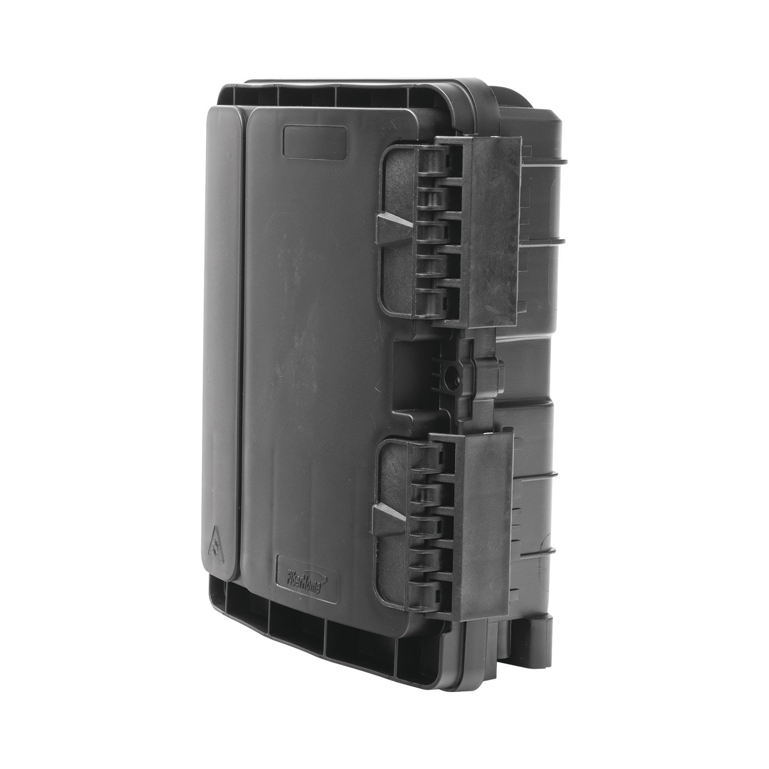 Fiberhome Fiber Distribution Box, 20 Splices, Ip65, Black, Outdoor, With 8 Sc/Apc Adaptors And 1X8 Splitter