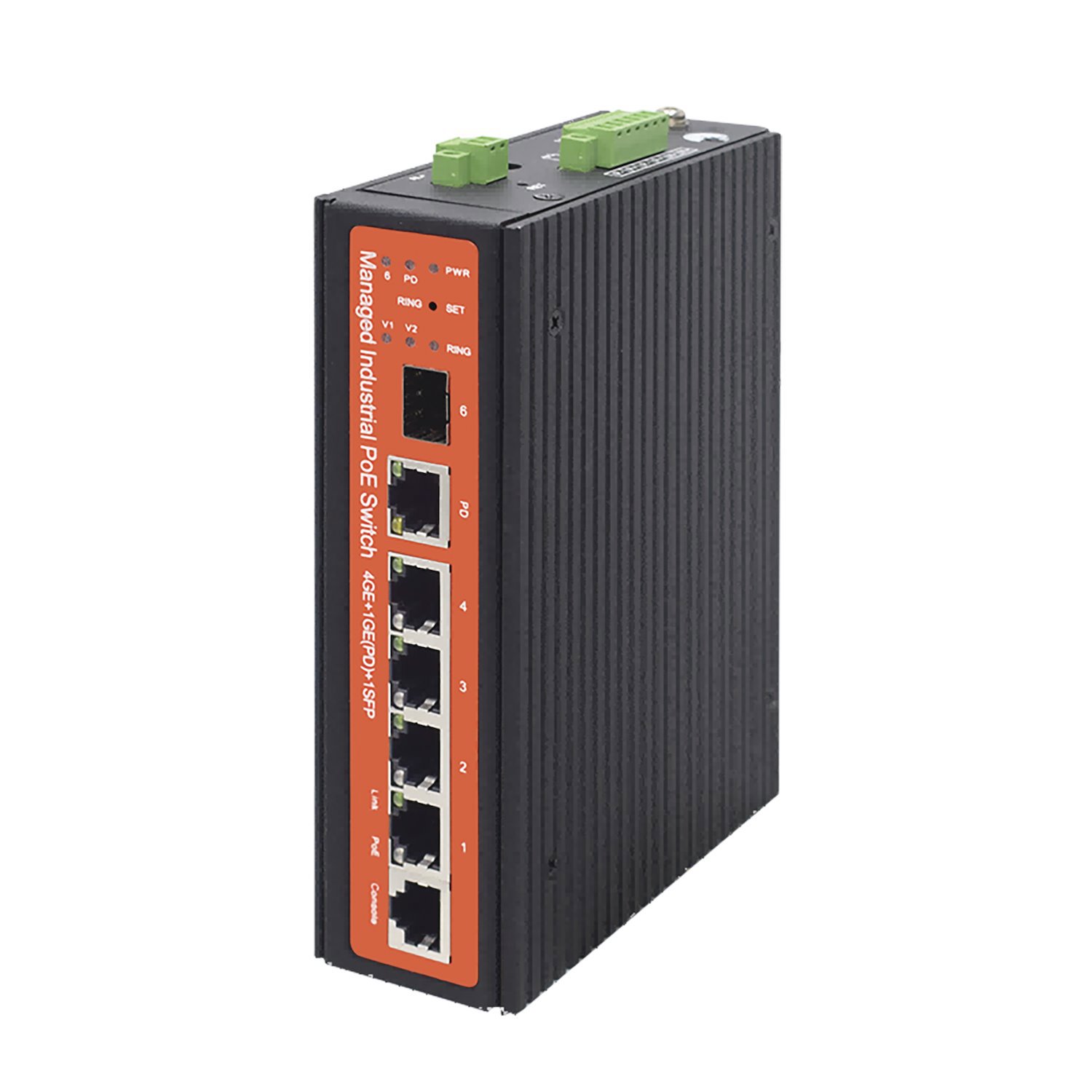 Wi-Tek Rugged Power & Connectivity: Wi-Tek Wi-Pms305gf-I Industrial PoE Switch With 24/48V Mixed 802.3Af/At/Bt PoE, SFP Uplink, Extreme Temperature Support & 6kV Surge Protection