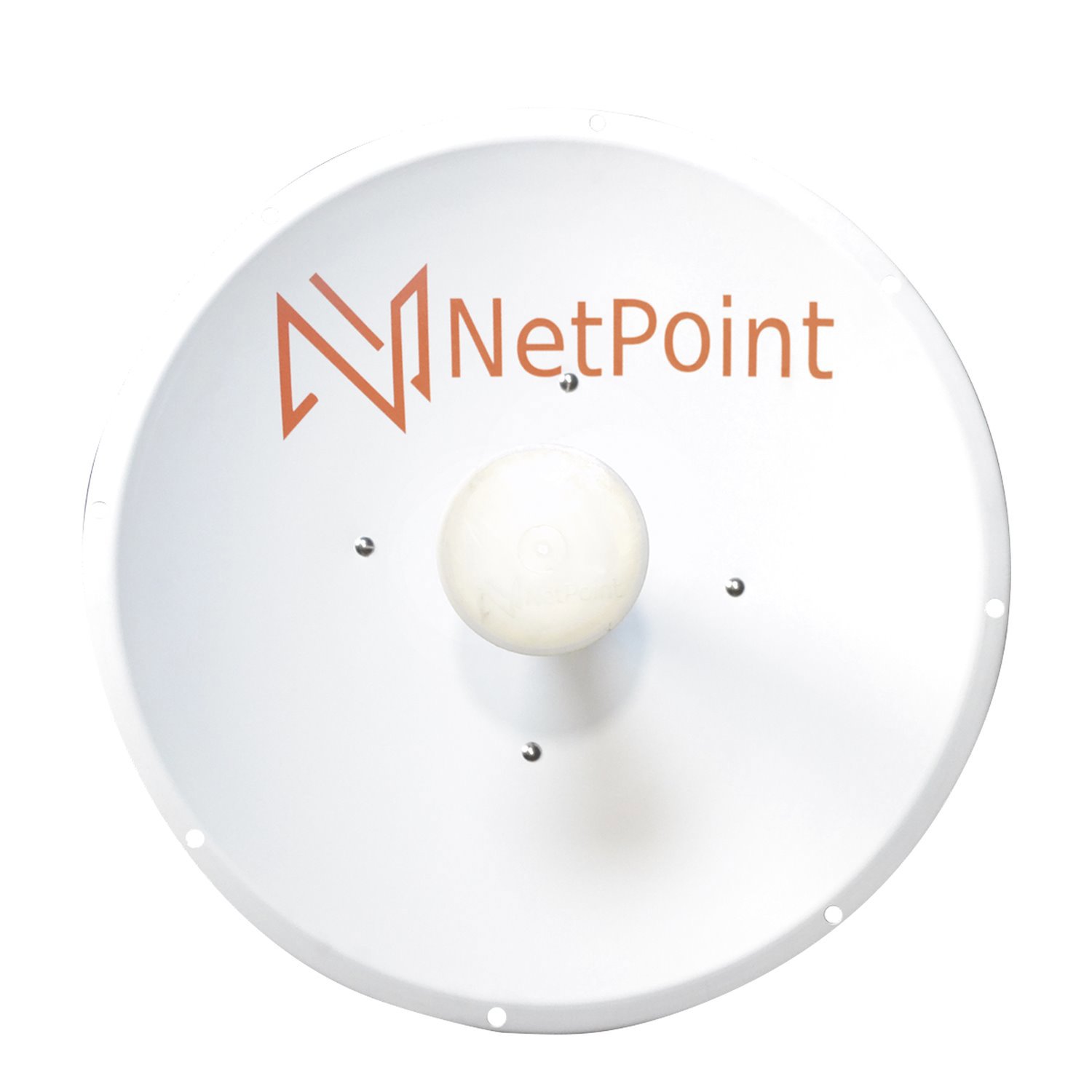 NetPoint Directional Antenna, 3.280 FT Diameter, 4.9-6.4 GHz, Gain 34 DBi With Slant, 2 N-Female Connectors, Includes Mounting