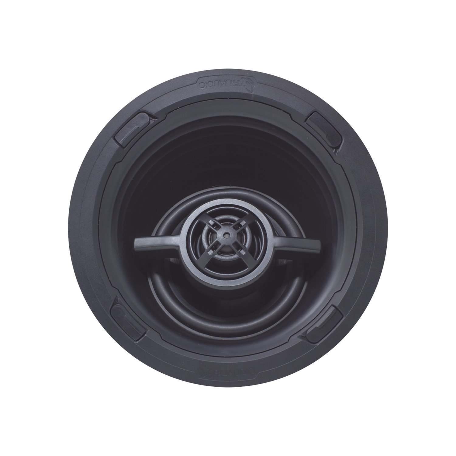 Truaudio Revolve Series Â„¢ 3-Way In-Ceiling Angled Home Theater, 7 "Polypropylene Woofer, 3" Polypropylene Swivel Midrange, 1 "Silk-Dome Tweeter, 150 Watts, 8Î©