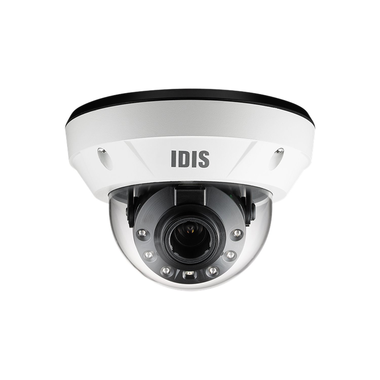 Idis Ip Dome Camera | 8MP | Built-In Heater | Motorized Vari-Focal Lens 2.7-13.5 MM | Ik10/Ip67 | Alarm In/Out | Ir 131FT | Poe | Day/Night Icr | MicroSD 256 GB | Ndaa Compliance