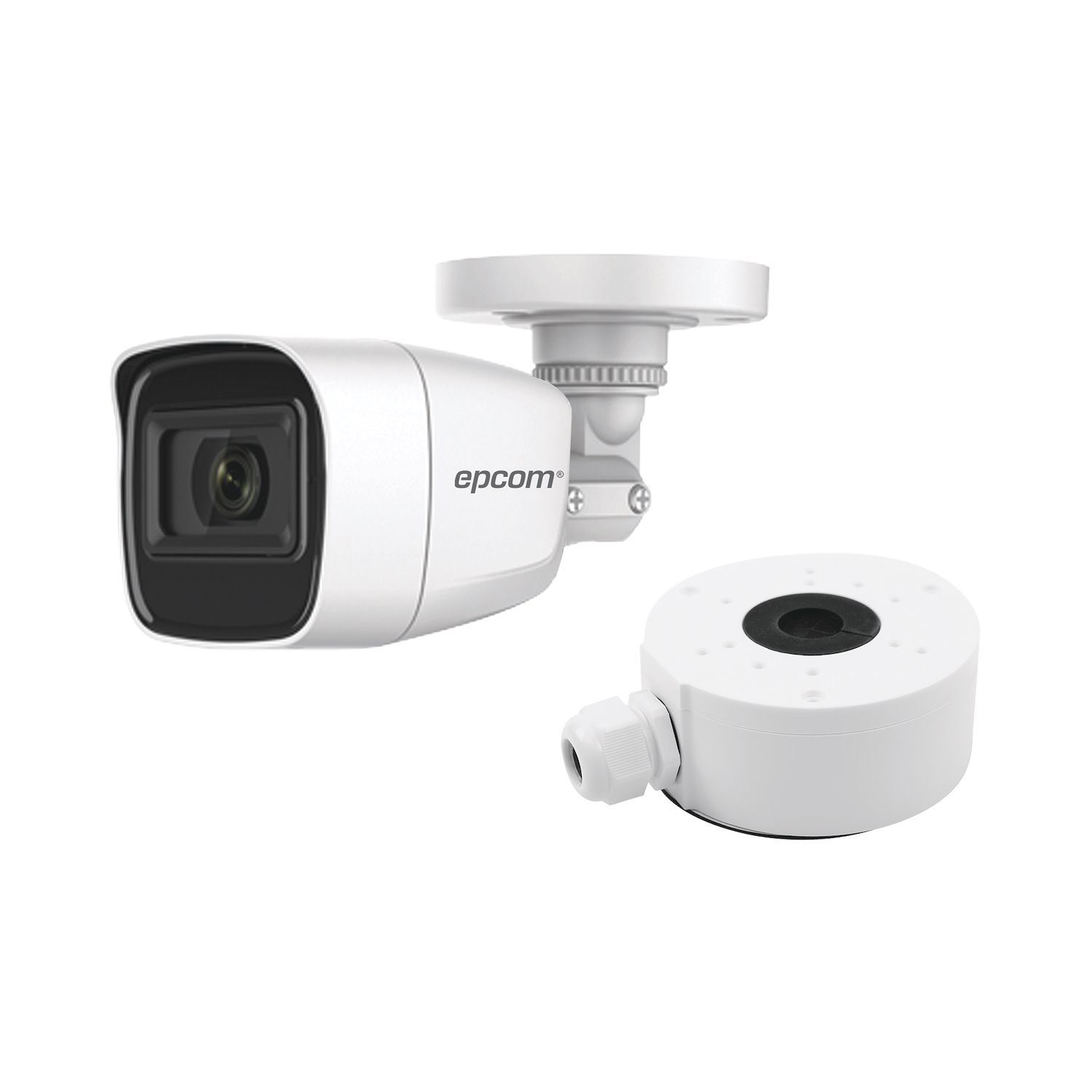 Epcom Professional Bullet Turbohd 2 Megapixels / Fov 106Â° / Lens 2.8 MM / Audio BY Coaxitron / 30 MTS Ir Exir / Exterior Ip66 / 4 Technologies / DWDR